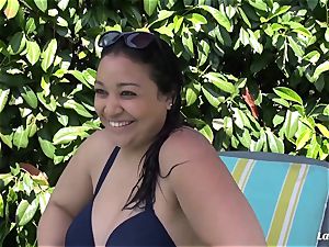 LaNovice - French first-timer bitch ass fucking and facial outdoors