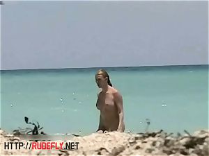uber-sexy first-timer nudist beach cam hidden cam video