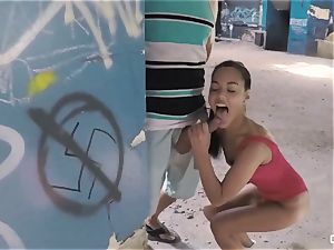 Apolonia Lapiedra, Alexa Tomas - Real fledgling porno in a sloppy ghetto