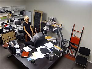 Katerina Kay keeps her job by boning the manager